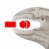 Tekton 7 in Curved Jaw Locking Plier Set 4 Pieces PLK90102
